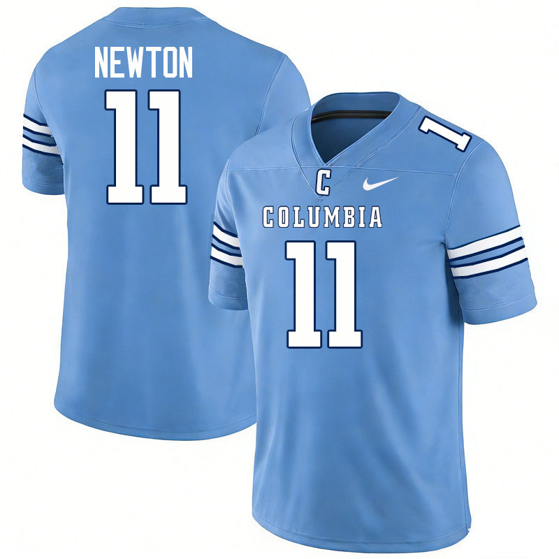 Columbia Lions #11 Charlie Newton College Football Jerseys,Uniforms Stitched-Columbia Blue